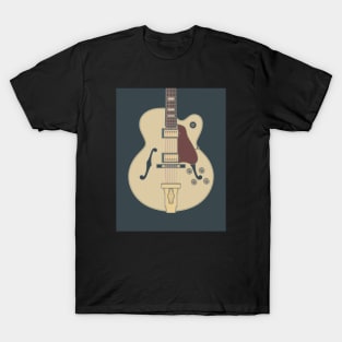 Vintage Single Cut Hollow Body Guitar T-Shirt